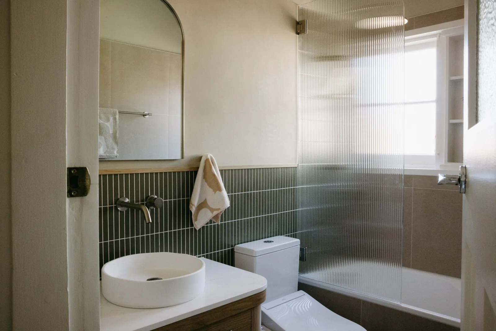 Completed main bathroom
